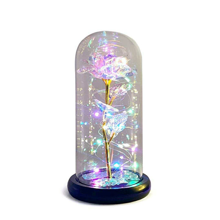 インテリア照明 | ギャラクシーローズLED照明 ガラスドームインテリア
