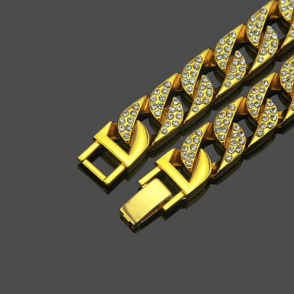 ブレスレット | ゴールドブレスレット メンズ＆レディース ジルコニア