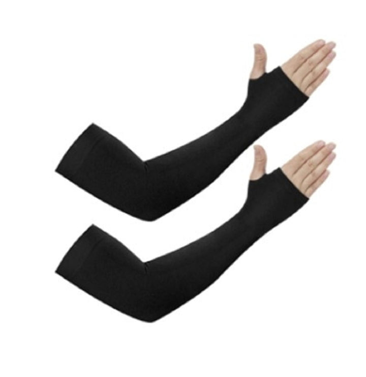 トレーニング器具 | UVカット アームスリーブ 両腕セット | 親指空き・冷房対策