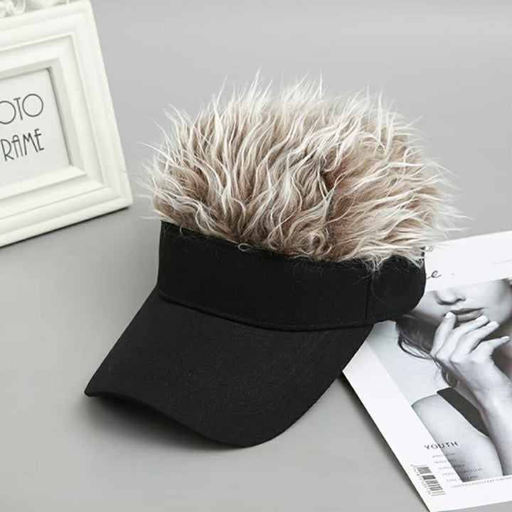 キャップ | シルバーorブラウン メンズ用ヘアバイザー ゴルフ・アウトドア対応