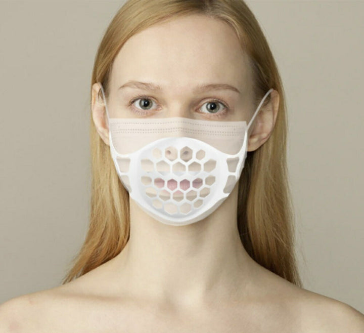 マスク | 軽量シリコン製マスクインナーフレーム【洗える・蒸れ防止】