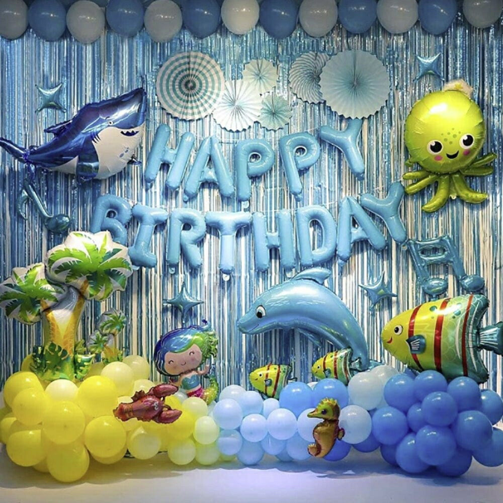 イベントグッズ | 誕生日用バルーンガーランドセット - 子供向けパーティー飾り