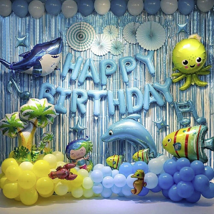 イベントグッズ | 誕生日用バルーンガーランドセット - 子供向けパーティー飾り