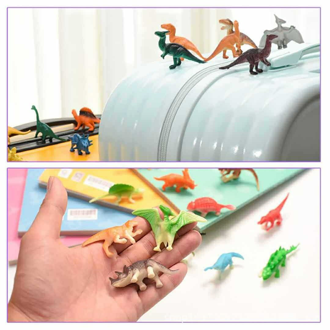 子供 おもちゃ | 恐竜ミニフィギュア10個セット - ティラノサウルス・プテラノドン・ステゴサウルス